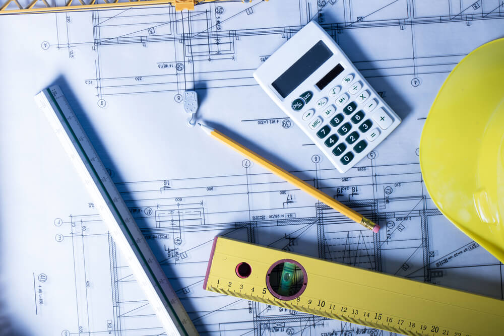 Plan de masse en construction